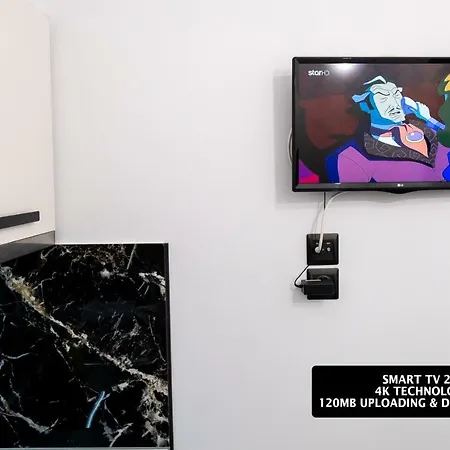 Apartament Marble Suite 40Sqm Center Ac 2Smarttv Netflix *